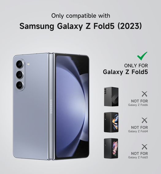 Suritch teljes testű tok állvánnyal és tolltartóval Samsung Galaxy Z Fold5 készülékhez