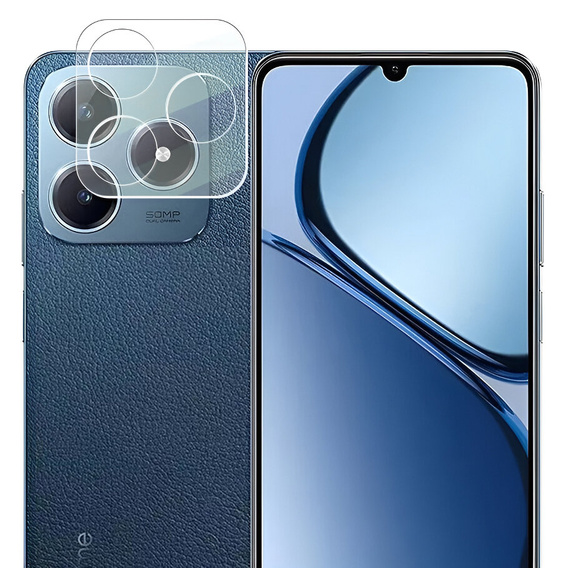 edzett üveg a kamera számára, hogy Realme C63, átlátszó