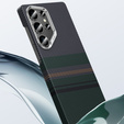 BENKS Kevlar tok Samsung Galaxy S25 Ultra, MagSafe, Carbon Fiber, fekete