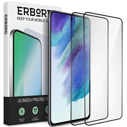 2x kerámia ERBORD hibrid üveg a Samsung Galaxy S21 FE