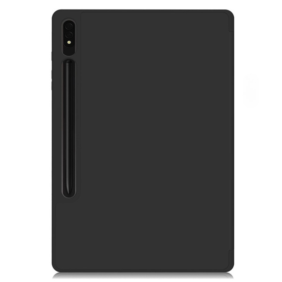 Tok Samsung Galaxy Tab S10+ Plus, Smartcase tolltartóval, fekete