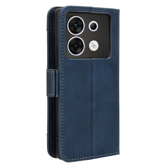 Pattintható tok a Infinix Zero 30 5G, Card Slot, sötétkék