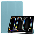 Tok Apple iPad Pro 13" 7 gen. 2024 (A2925, Smartcase tolltartóval, kék