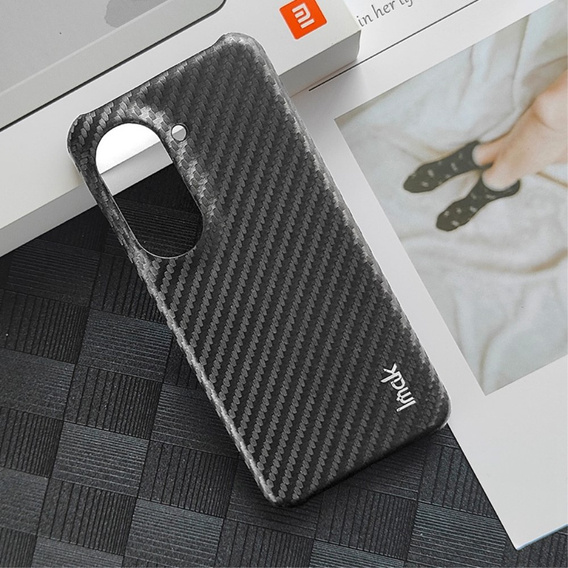 IMAK Telefontok a Asus Zenfone 9 5G / 10 5G, Ruiyi Series Case Carbon, fekete