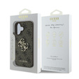 GUESS 4G Nagy fém logós tok iPhone 16-hoz