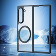 DuxDucis tok Samsung Galaxy Z Fold6 5G, Aimo Case, MagSafe, átlátszó / fekete