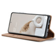 CASEME tok Samsung Galaxy S20 FE, Leather Wallet Case, barna