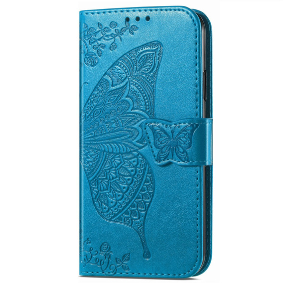 Pattintható tok a Xiaomi 13, Butterfly, kék