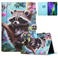 Tok iPad 10.9" 2022 (10 gen.), pánttal, raccoon
