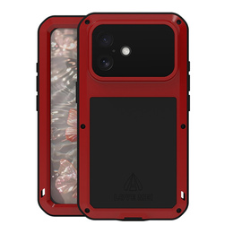 Páncélozott tok edzett üveggel iPhone 17-hez