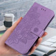 Pattintható tok a Samsung Galaxy A14 4G/5G, Mandala Flower, lila