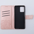 Pattintható tok a Motorola Moto G54 5G, Butterfly, rózsaszín rose gold
