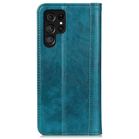 Telefontok a Samsung Galaxy S24 Ultra, Wallet Litchi Leather, zöld