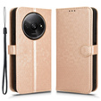 Flap tok Xiaomi Redmi A3, Wallet Rhombus, rózsaszín