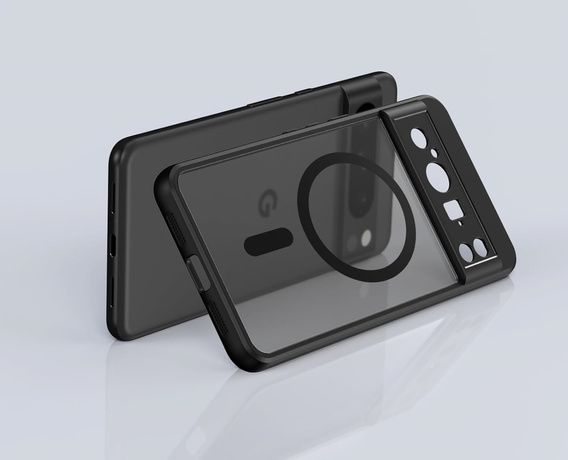 Tok Google Pixel 8 Pro-hoz, MagSafe, ERBORD Matt Case, fekete