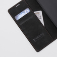 Telefontok a Oppo A78 4G, ERBORD Vintage, pénztárca patenttal, fekete