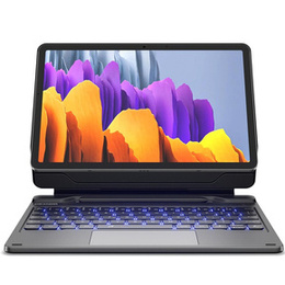 Billentyűzet tok Samsung Galaxy Tab S7 / S8, Dexnor Magnetic Keyboard Touchpad, fekete