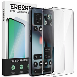 2x edzett üveg a Samsung Galaxy A15 4G / A15 5G / M15, ERBORD 9H Hard Glass a képernyőn