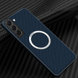 Telefontok a Samsung Galaxy S23, Magsafe Slim Carbon, kék