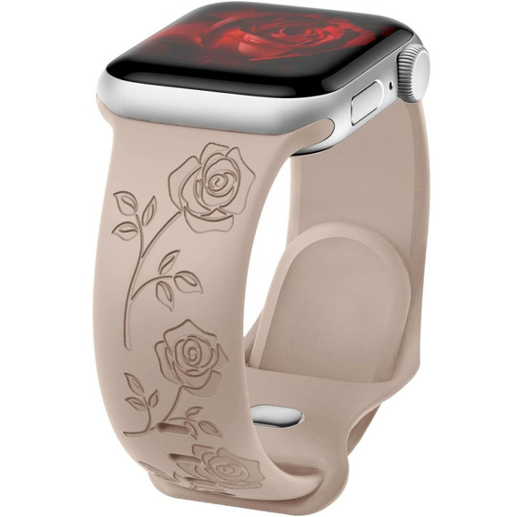 Szilikon szíj Apple Watch 1/2/3/4/4/5/6/7/8/9/SE/ULTRA/ULTRA 2 42/44/45/45/49MM órához