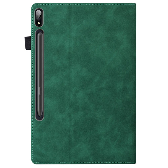 Tok Samsung Galaxy Tab S10 FE+ Plus, Classic, tolltartóval, fekete