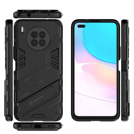 Tok Huawei Nova 8i /Honor 50 Lite, Military kickstand, kék
