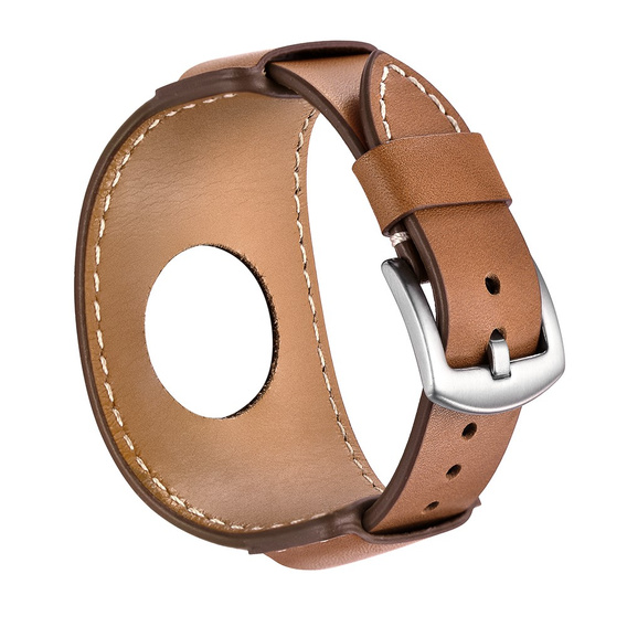 Bőrszíj Apple Watch 1/2/3/4/4/5/6/7/8/SE/Ultra 42/44/45/49mm, barna