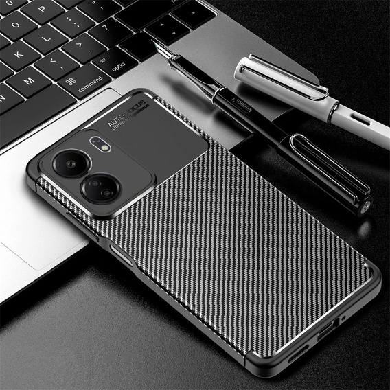 Telefontok a Xiaomi Redmi 13C / Poco C65, Carbon Gel, fekete
