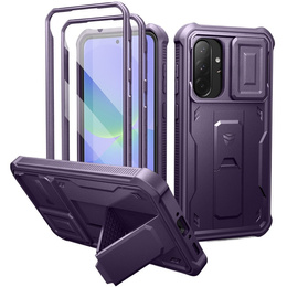 Páncélozott tok a Samsung Galaxy A36 5G, Dexnor Full Body (Two Frames), lila