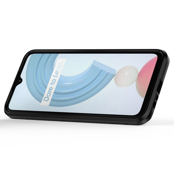 Telefontok a Realme C21Y, Kickstand Ring, fekete