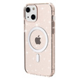 Tok iPhone 14 Plus, Glittery, MagSafe-hoz, arany