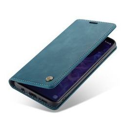 CASEME tok Samsung Galaxy S9 Plus, Leather Wallet Case, kék