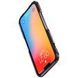 Teletok LUPHIE iPhone 13-hoz, Armor Bumper, fekete / piros