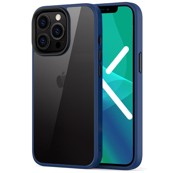 Telefontok a iPhone 13 Pro, ERBORD Hybrid Case, kék