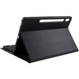 Tok + billentyűzet Galaxy Tab S7+ Plus / S8+ Plus /S7 FE T730 T733, Pen Slot, fekete