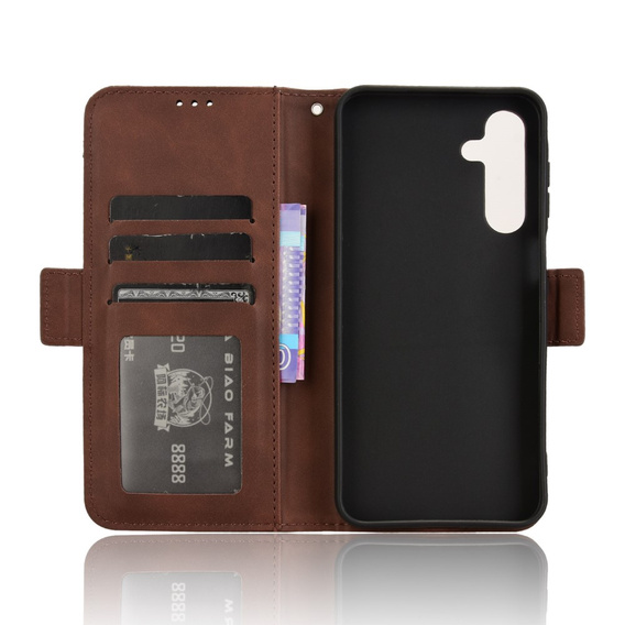 Pattintható tok a Samsung Galaxy A16, Card Slot, barna
