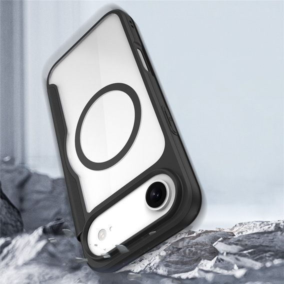 Dux Ducis tok iPhone Air, Skin X Pro, pánttal, MagSafe-hoz, fekete