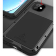 Love Mei Telefontok a iPhone 11, armored with glass, fekete