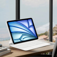 Billentyűzet tok iPad Air 11" 2024, Magnetic Keyboard Touchpad, fehér