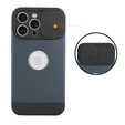 Telefontok a iPhone 15 Pro, ERBORD MagProtect Slide Camera, titánium kék