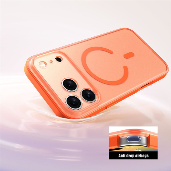 Matt tok iPhone 17 Pro készülékhez, MagSafe, kameravédelemmel