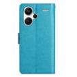Pattintható tok a Xiaomi Redmi Note 13 Pro+, Butterfly, kék