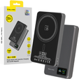 Blavec Power Bank 10000mAh BJ-03 Slim 13.5mm - C típus - 22.5W, MagSafe 3in1 - szürke