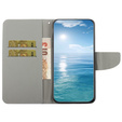Pattintható tok a Xiaomi Redmi 13C / Poco C65, Wallet, Bowknot, kék