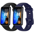Silikonowy Gumowy Pasek do Huawei Band 8, czarny