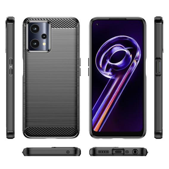 Telefontok a Realme 9 Pro / OnePlus Nord CE 2 Lite 5G, Carbon, fekete