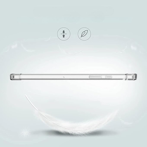 Tok Samsung Galaxy Tab A9 készülékhez, szilikon, átlátszó