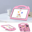 Gyermek tok T Tablet 5G, Cute Patterns, állvánnyal, rózsaszín