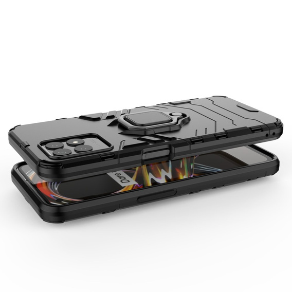 Telefontok a Realme 8i, Kickstand Ring, fekete