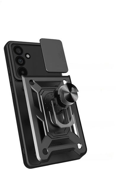 Telefontok a Samsung Galaxy M55 5G, CamShield Slide, fekete